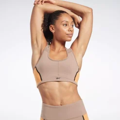 Sports Bras|Reebok Sports Bras Lux Racer Padded Colorblock Bra
