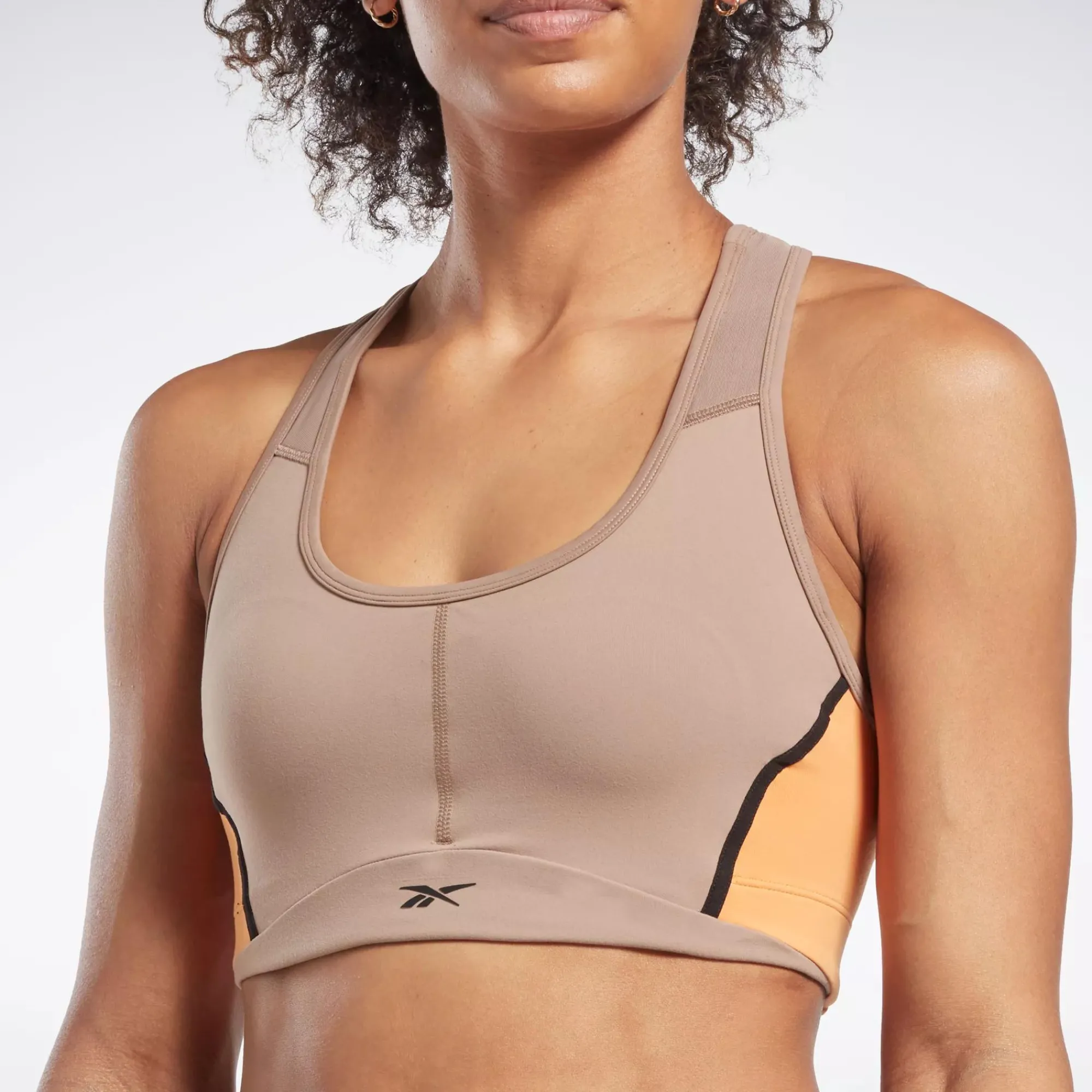 Sports Bras|Reebok Sports Bras Lux Racer Padded Colorblock Bra