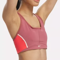 Yoga|Reebok Yoga Lux Racer Padded Colorblock Bra