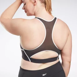 Sports Bras|Reebok Sports Bras Lux Racer Padded Colorblocked Bra (Plus Size)