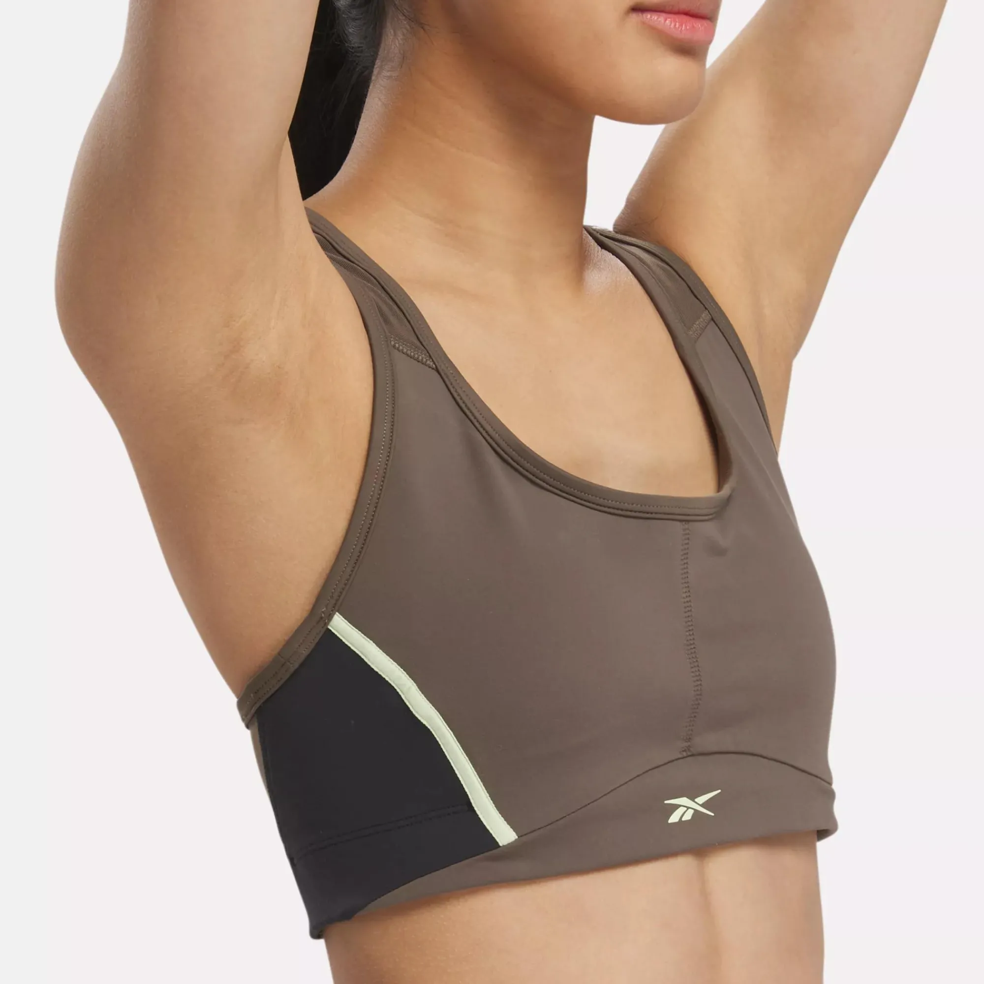 Yoga|Reebok Yoga Lux Racer Padded Colorblock Bra