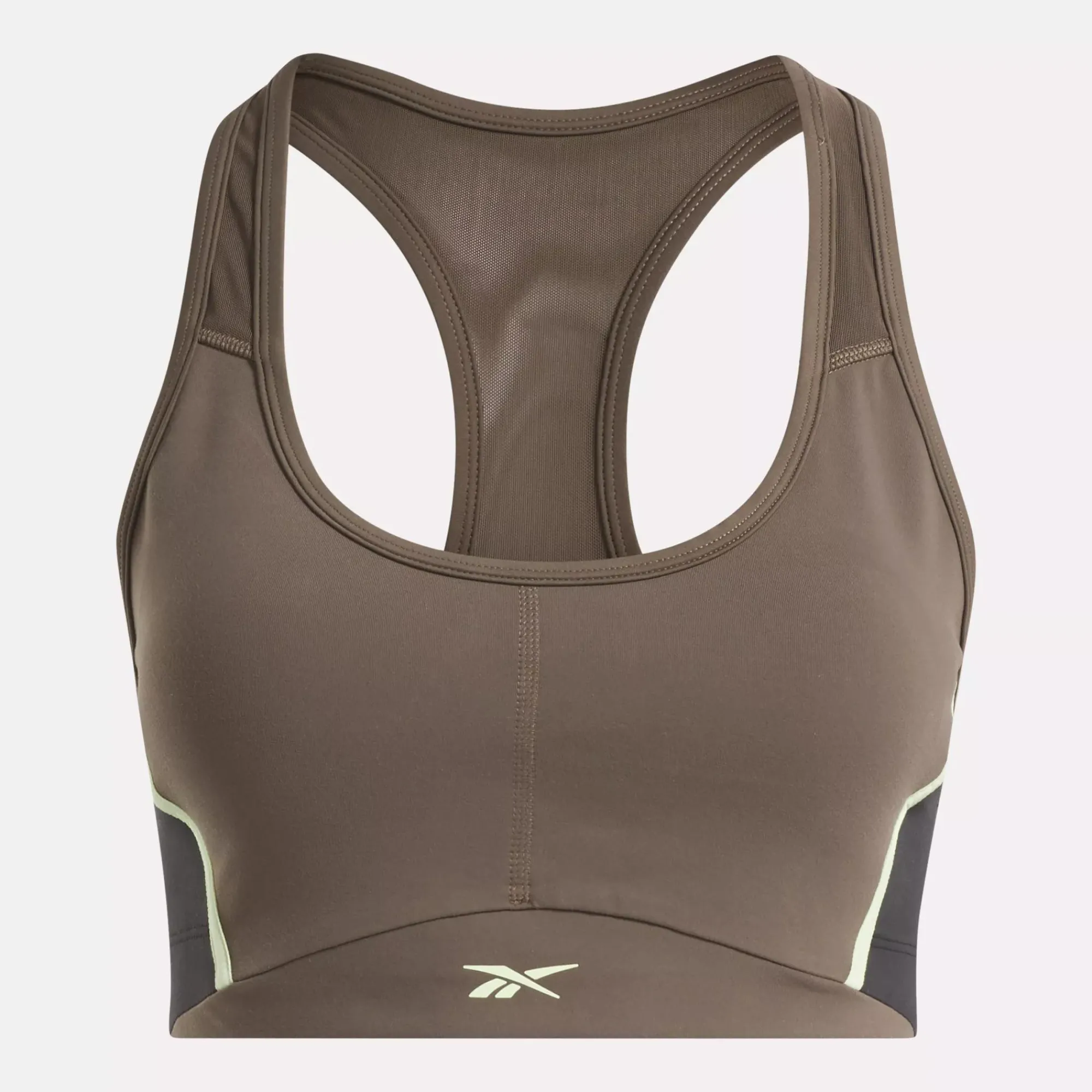 Yoga|Reebok Yoga Lux Racer Padded Colorblock Bra