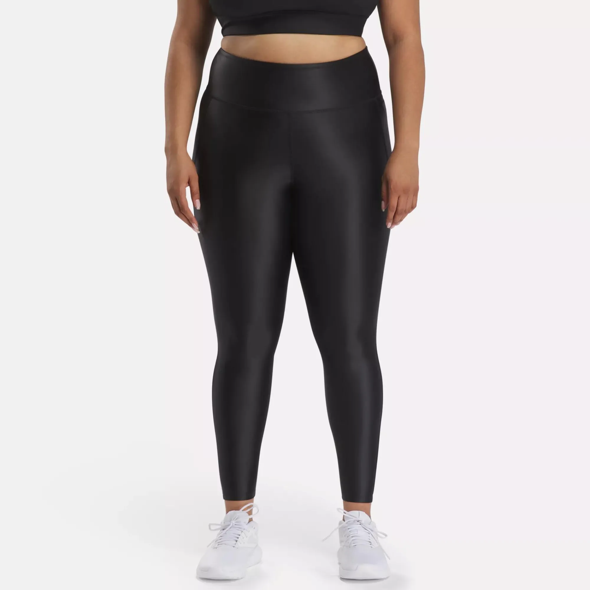 Yoga|Reebok Yoga Lux Shine High-Rise Leggings (Plus Size)