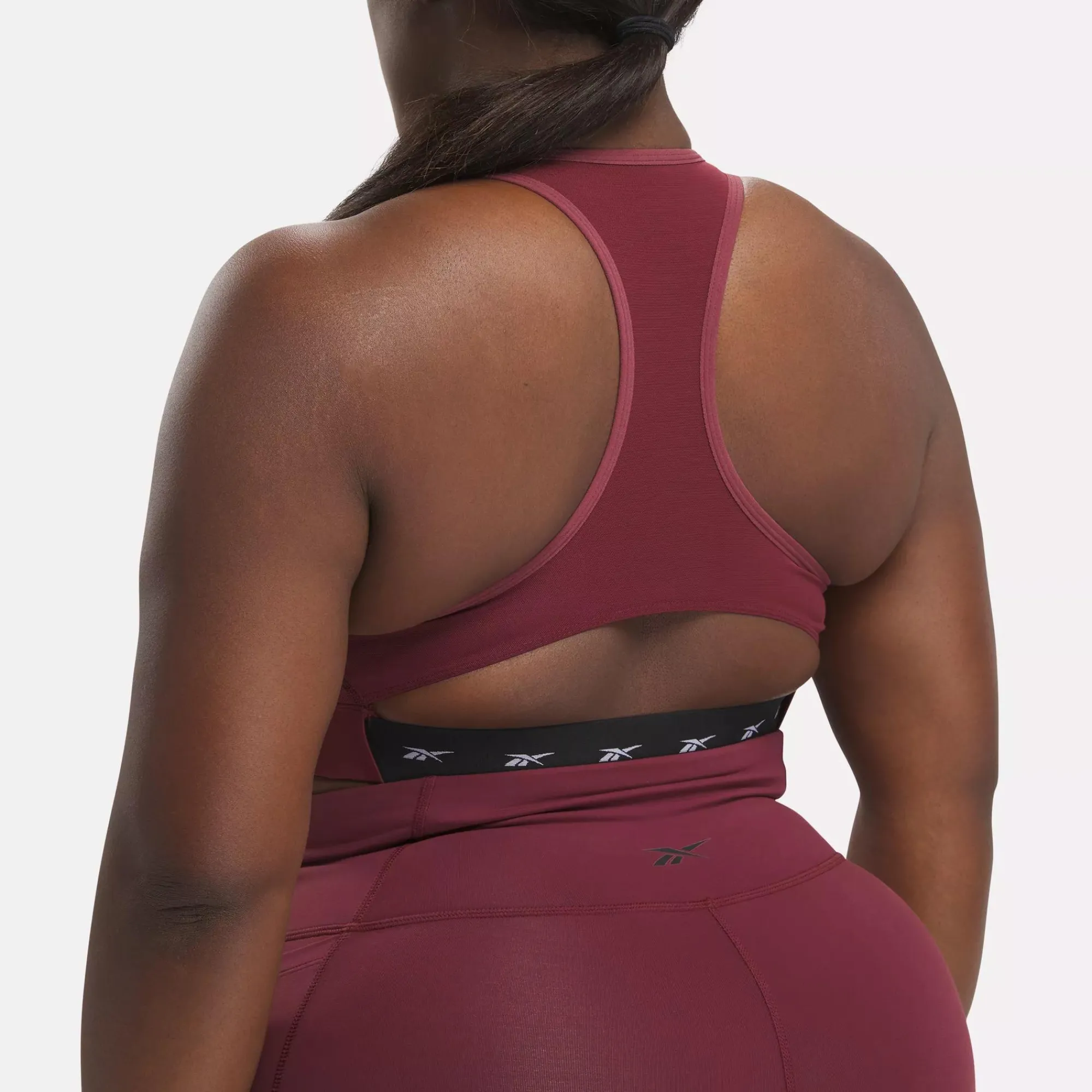 Yoga|Reebok Yoga Lux Vector Racer Sports Bra (Plus Size)