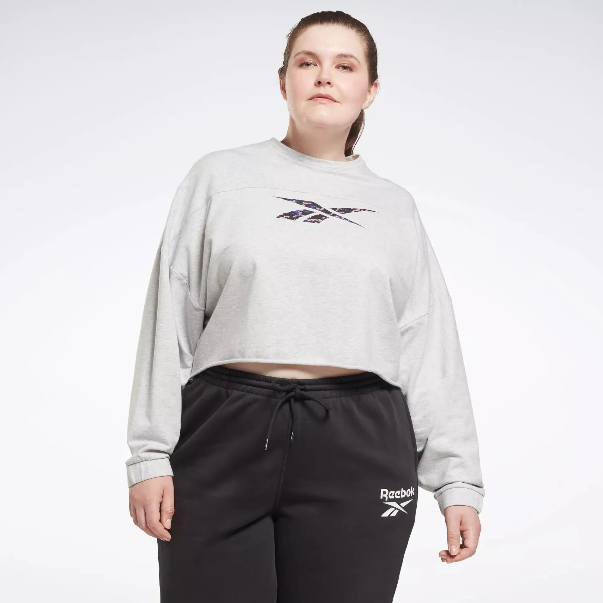 Hoodies & Sweatshirts|Reebok Hoodies & Sweatshirts Modern Safari Coverup (Plus Size)