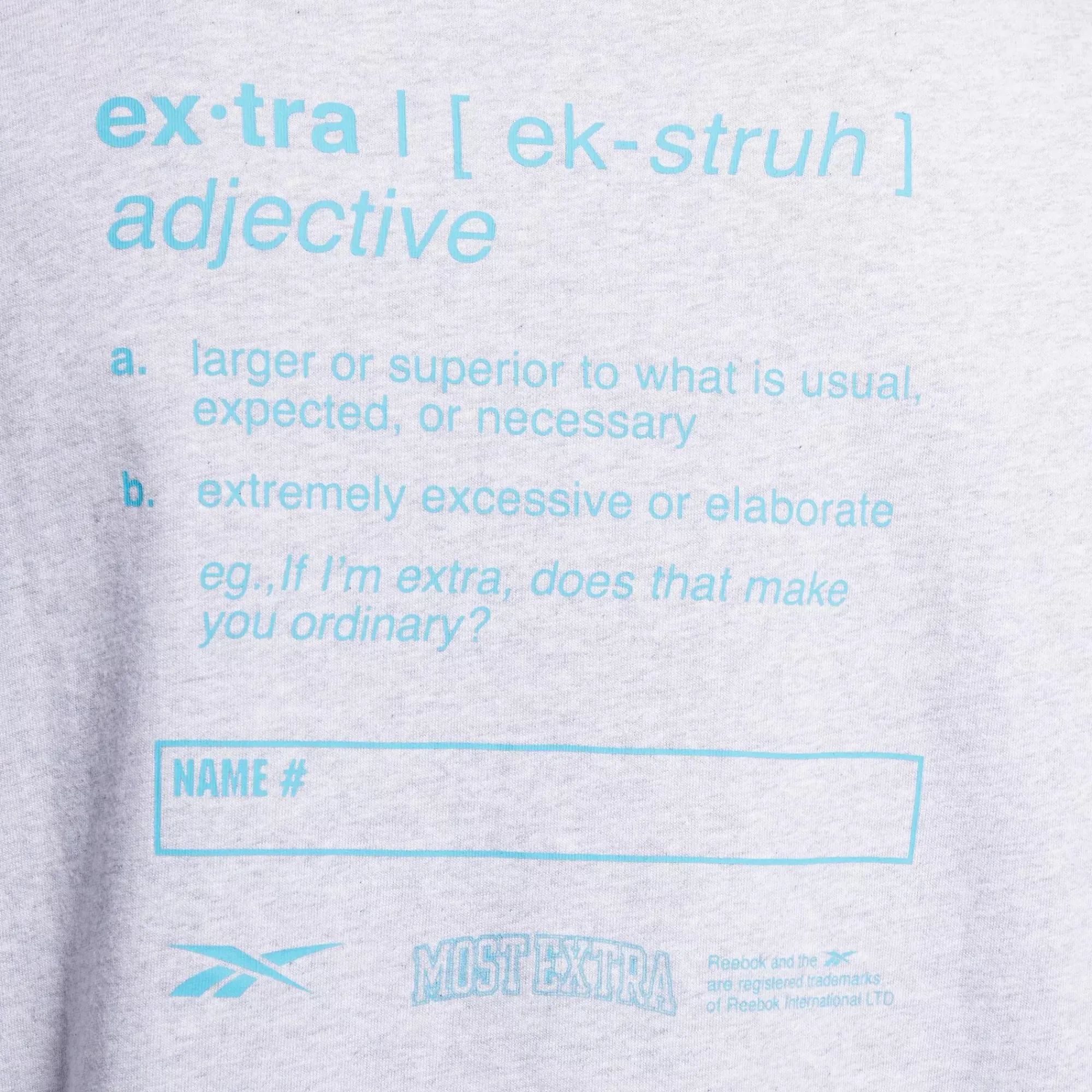 Tops & T-Shirts|Reebok Tops & T-Shirts Most Extra Tee