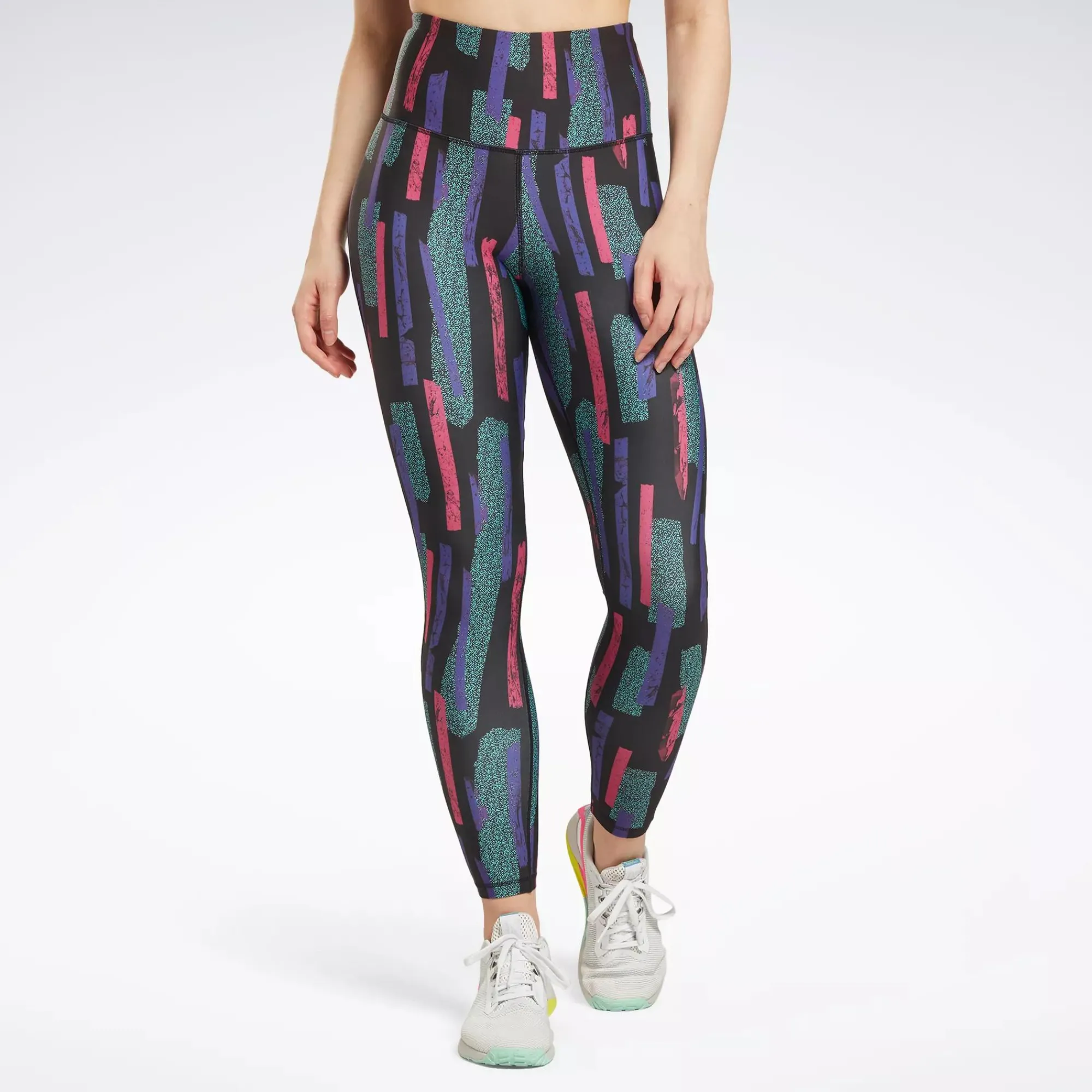 Leggings & Tights|Reebok Leggings & Tights Myt Allover Print Leggings