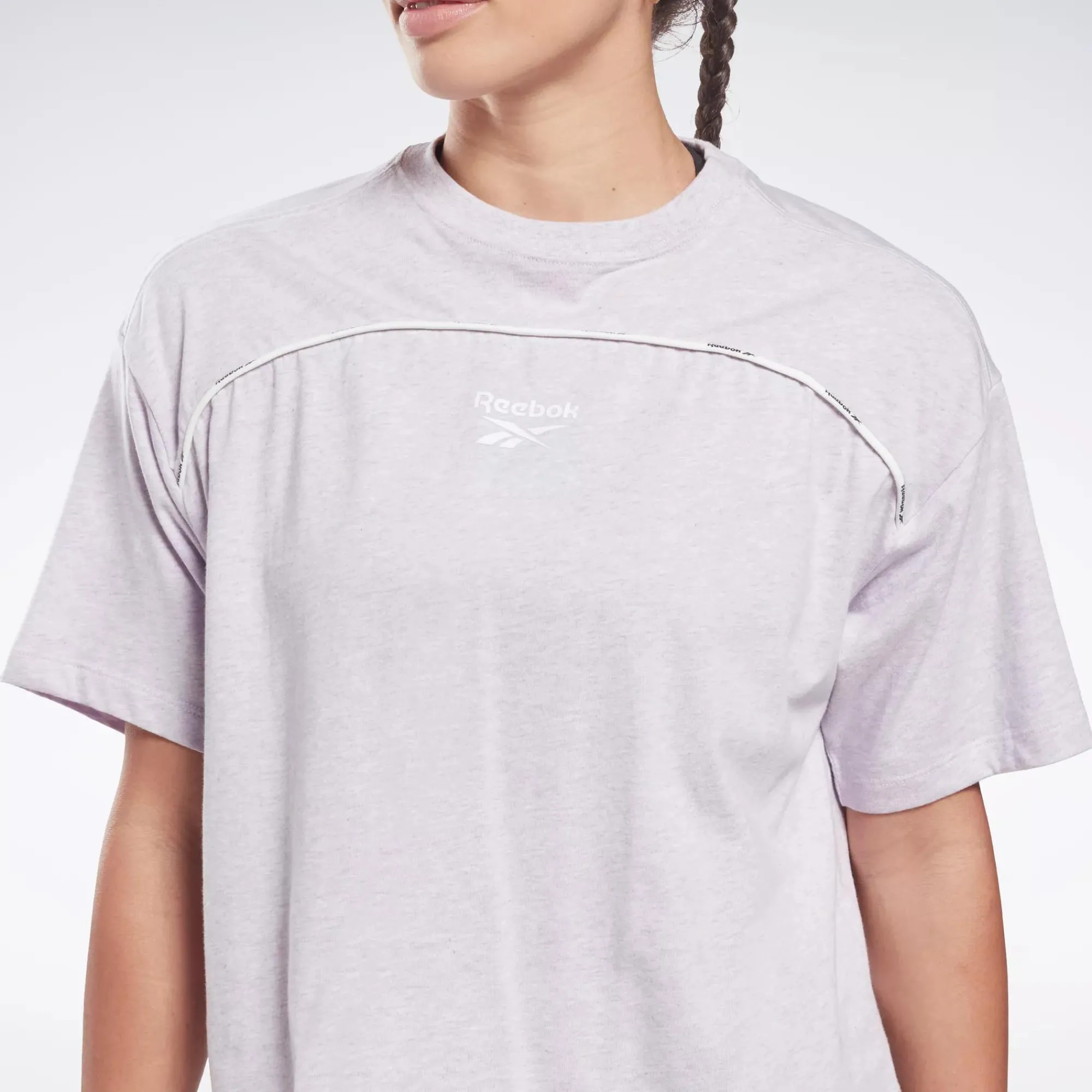 Tops & T-Shirts|Reebok Tops & T-Shirts Piping T-Shirt