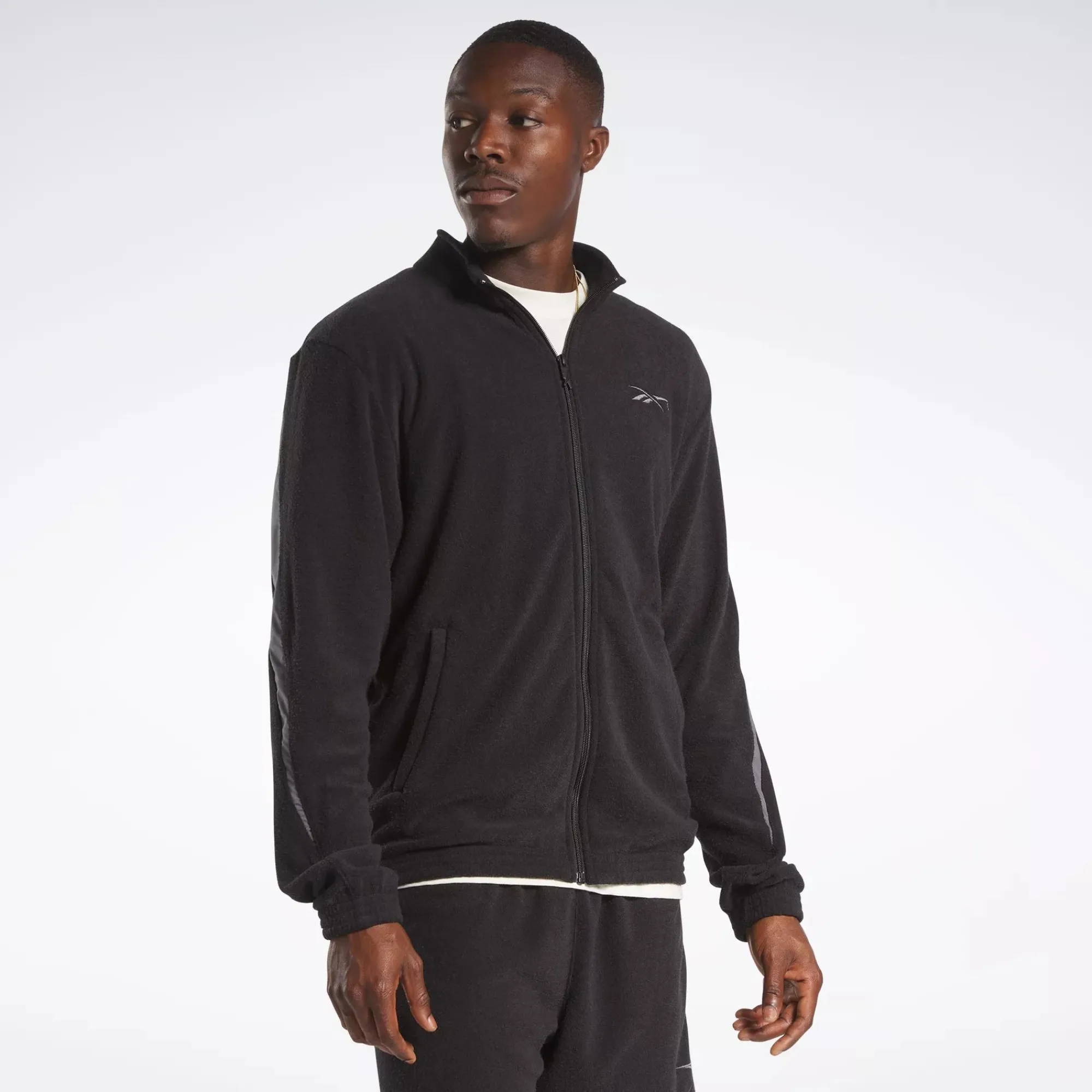 Jackets|Reebok Jackets Basketball Court Top Track Jacket