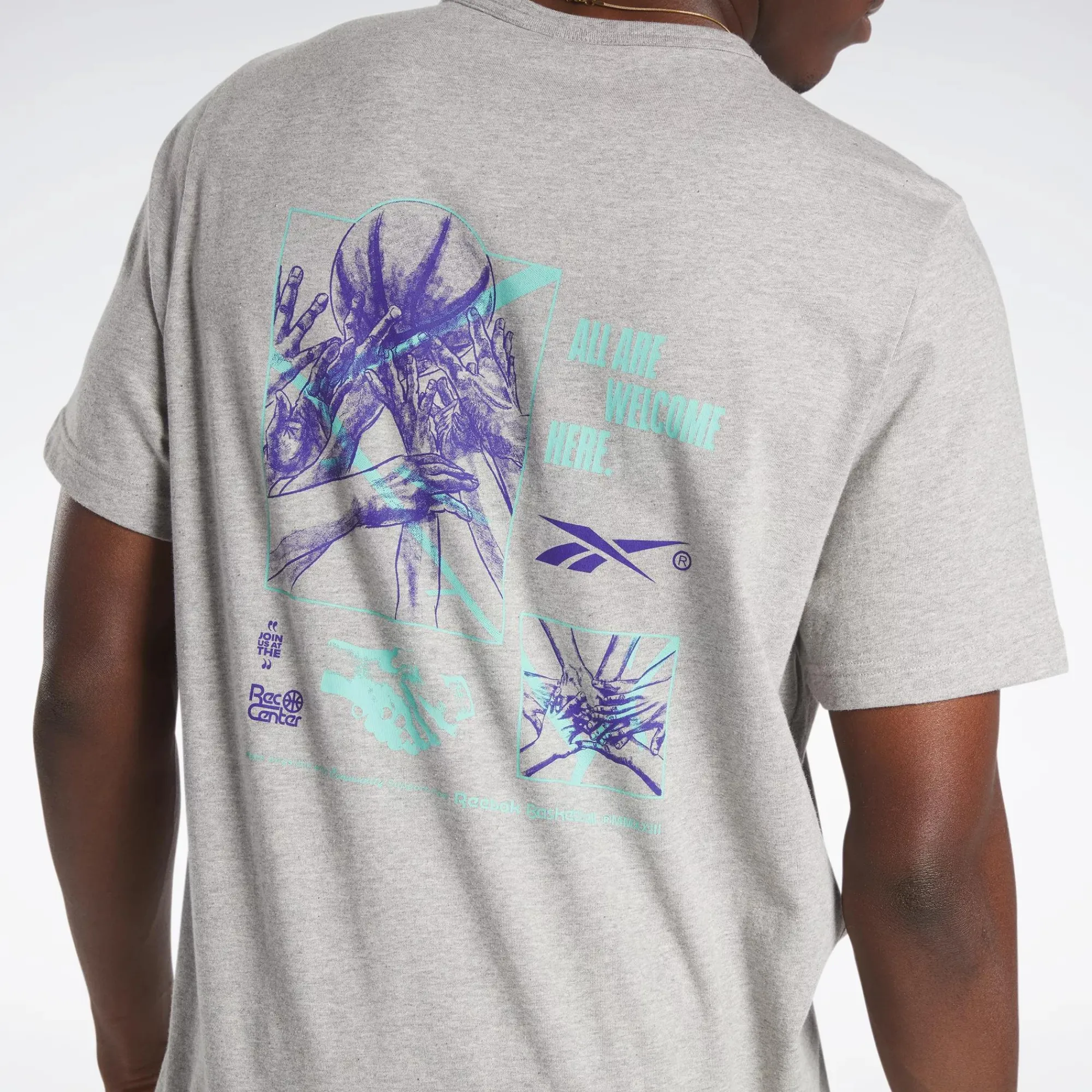 Tops & T-Shirts|Reebok Tops & T-Shirts Basketball Court Top T-Shirt