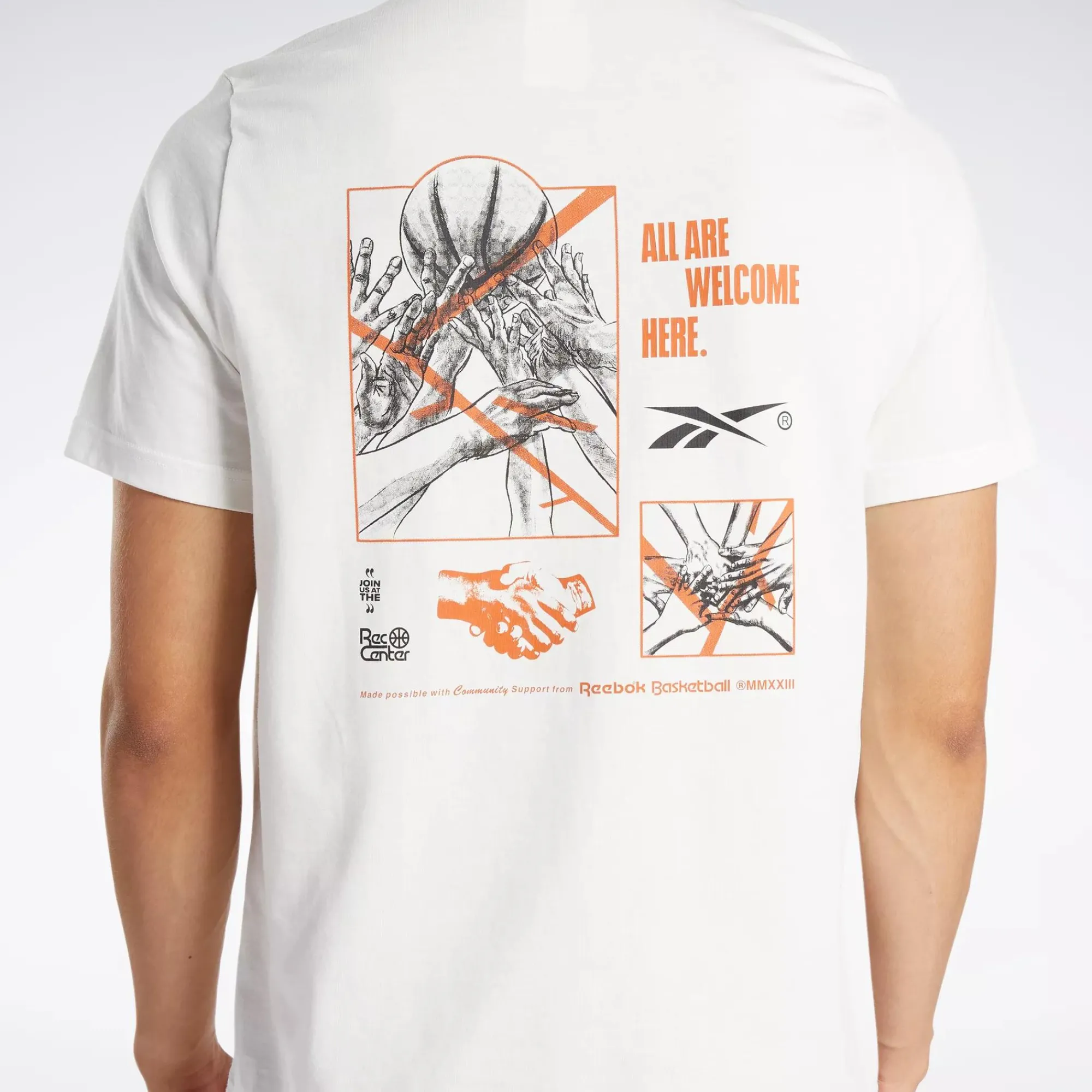 Tops & T-Shirts|Reebok Tops & T-Shirts Basketball Court Top T-Shirt