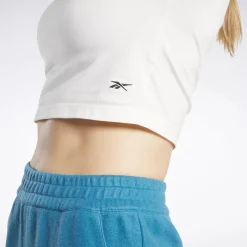 Tops & T-Shirts|Reebok Tops & T-Shirts Classics Cropped Jersey T-Shirt