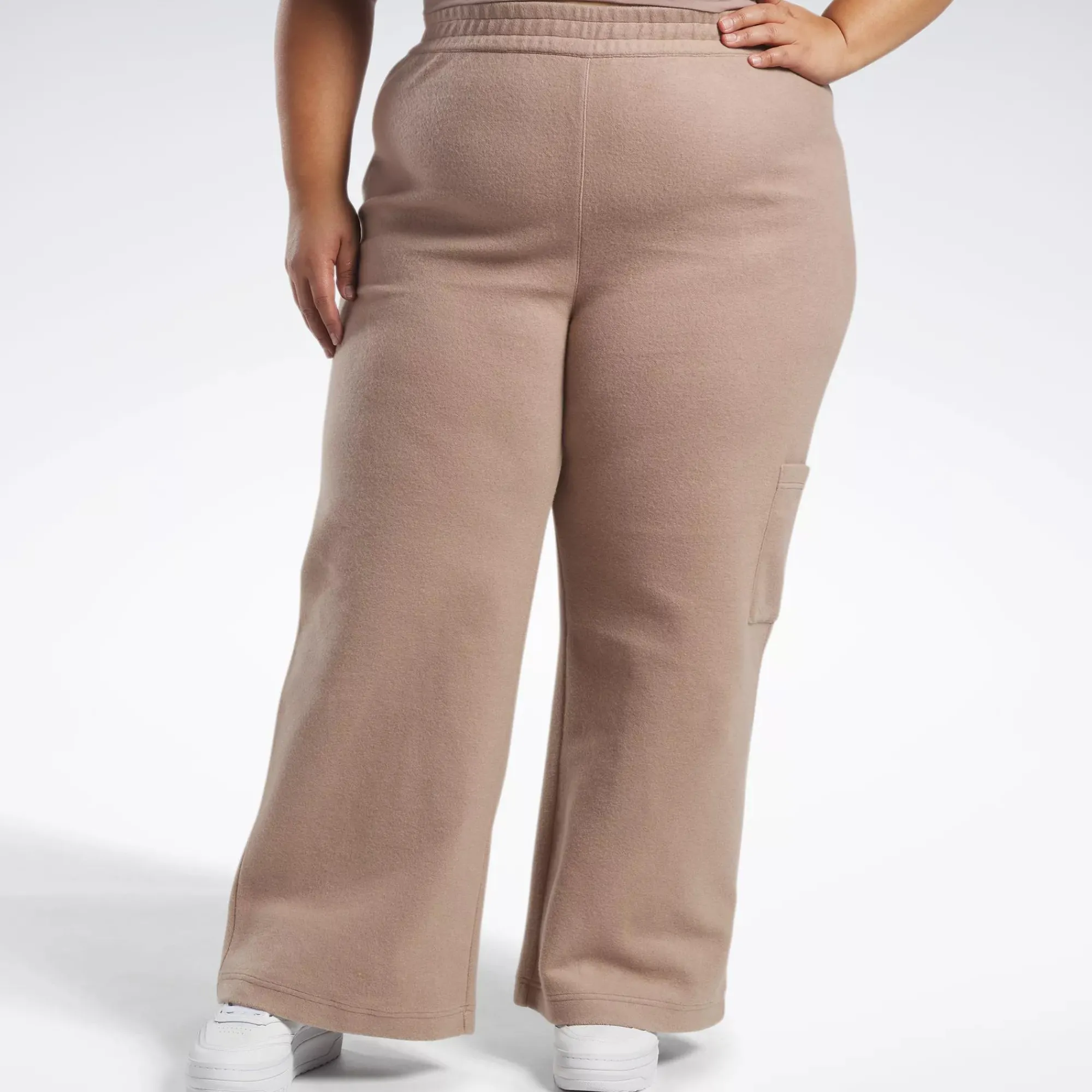 Pants & Sweatpants|Reebok Pants & Sweatpants Classics Reverse Fleece Wide Leg Pants (Plus Size)