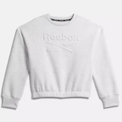 Big Kids' Clothing (Sizes 7-Xl)|Reebok Big Kids' Clothing (Sizes 7-Xl) Embossed Sweatshirt - Big Kids