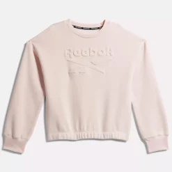 Big Kids' Clothing (Sizes 7-Xl)|Reebok Big Kids' Clothing (Sizes 7-Xl) Embossed Sweatshirt - Big Kids