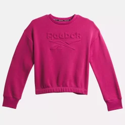 Big Kids' Clothing (Sizes 7-Xl)|Reebok Big Kids' Clothing (Sizes 7-Xl) Embossed Sweatshirt - Big Kids