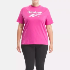 Tops & T-Shirts|Reebok Tops & T-Shirts Identity Big Logo T-Shirt (Plus Size)