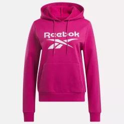 Loungewear|Reebok Loungewear Identity Big Logo Fleece Hoodie
