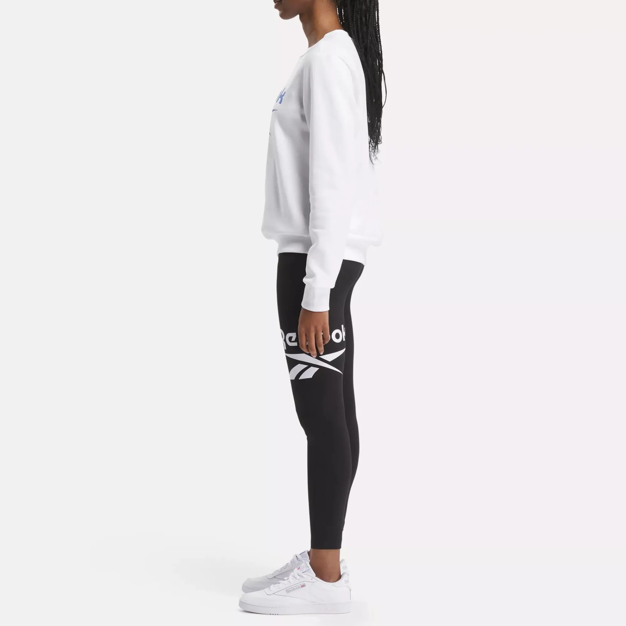 Hoodies & Sweatshirts|Reebok Hoodies & Sweatshirts Identity Big Logo Fleece Crew Sweatshirt