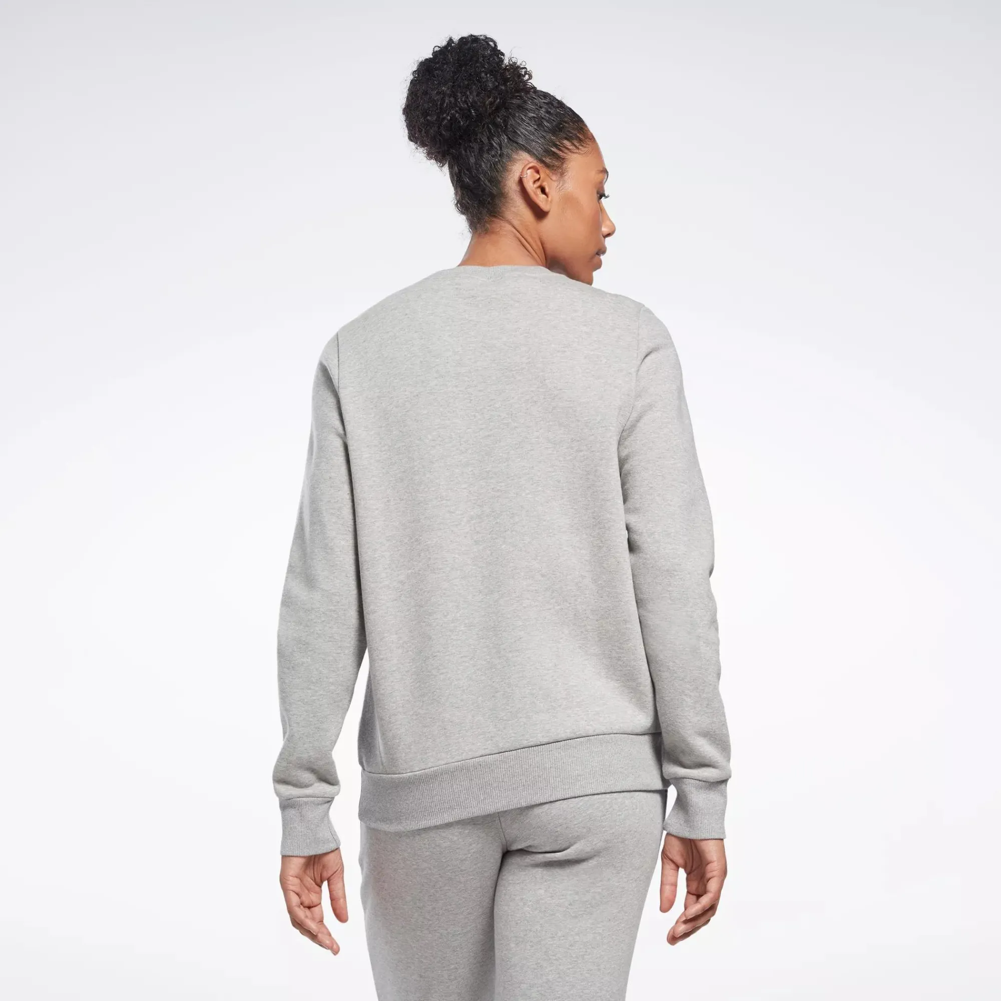 Loungewear|Reebok Loungewear Identity Big Logo Fleece Crew Sweatshirt