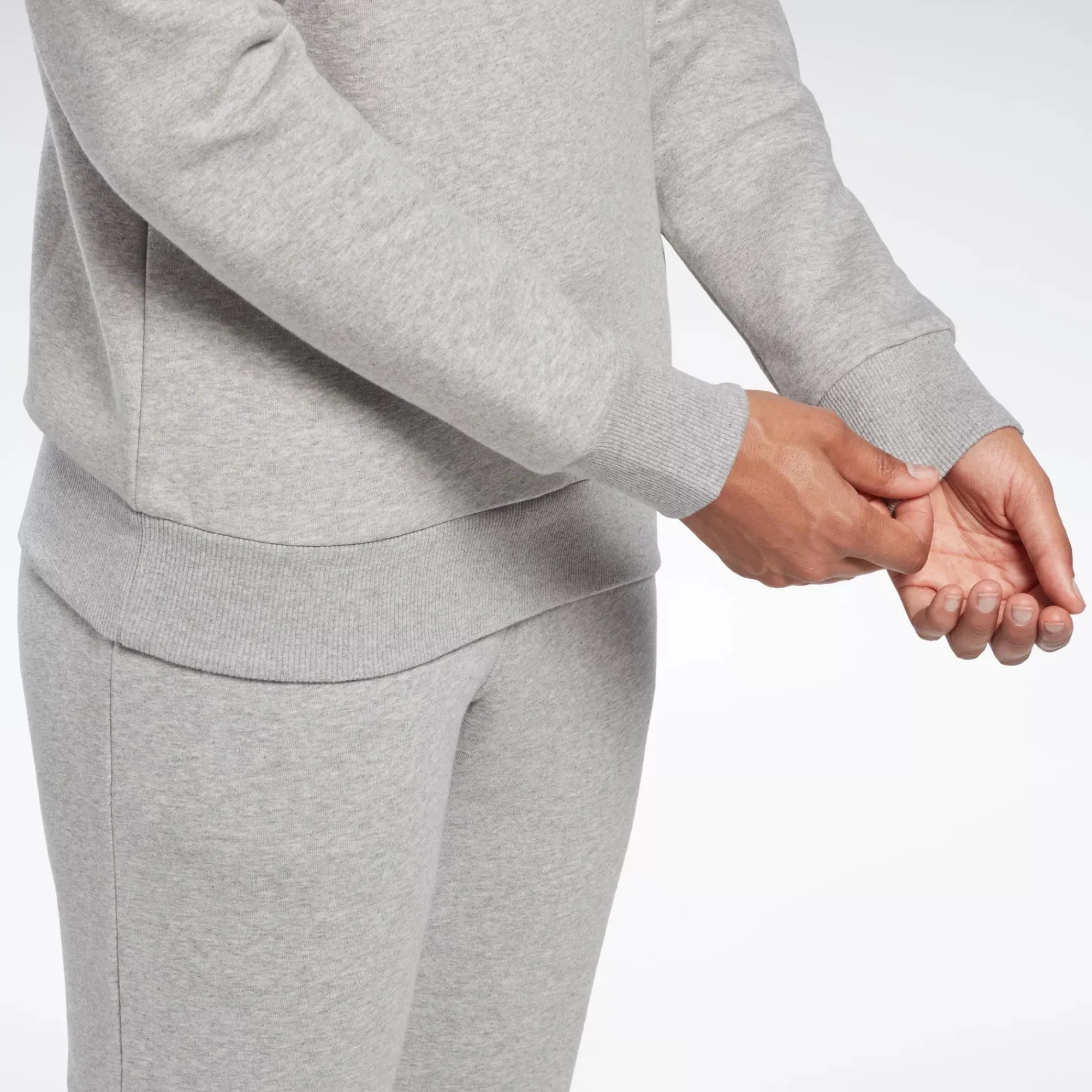 Loungewear|Reebok Loungewear Identity Big Logo Fleece Crew Sweatshirt