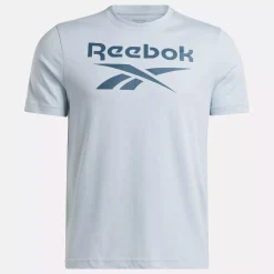 Tops & T-Shirts|Reebok Tops & T-Shirts Identity Big Stacked Logo T-Shirt