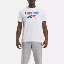 Tops & T-Shirts|Reebok Tops & T-Shirts Identity Big Stacked Logo T-Shirt