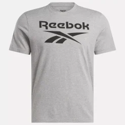 Tops & T-Shirts|Reebok Tops & T-Shirts Identity Big Stacked Logo T-Shirt