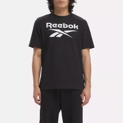 Tops & T-Shirts|Reebok Tops & T-Shirts Identity Big Stacked Logo T-Shirt