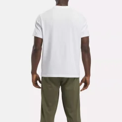 Tops & T-Shirts|Reebok Tops & T-Shirts Identity Big Stacked Logo T-Shirt