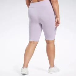 Shorts|Reebok Shorts Identity Fitted Logo Shorts (Plus Size)