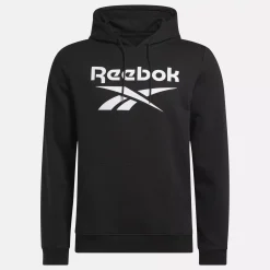 Loungewear|Reebok Loungewear Identity Fleece Stacked Logo Pullover Hoodie