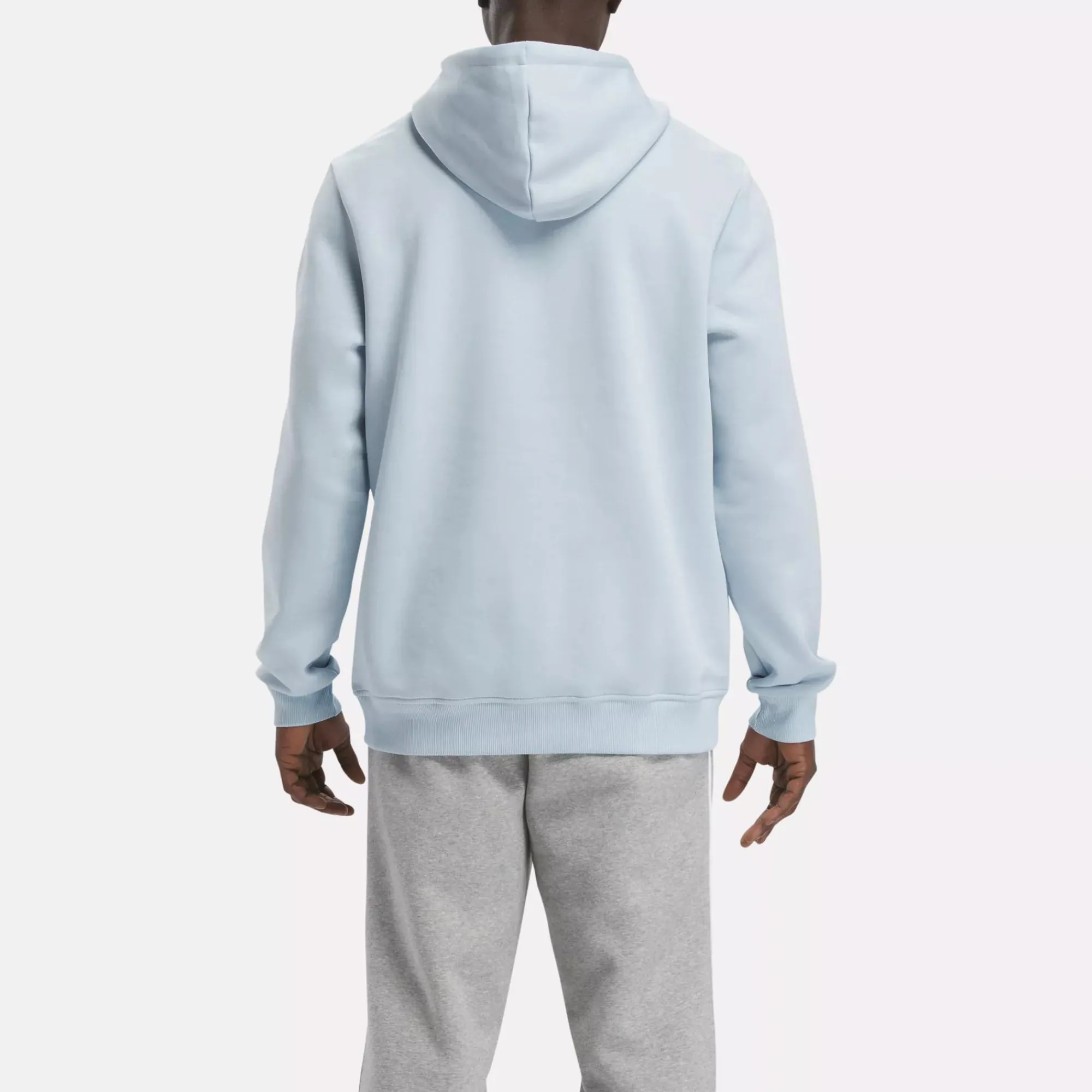 Hoodies & Sweatshirts|Reebok Hoodies & Sweatshirts Identity Fleece Stacked Logo Pullover Hoodie