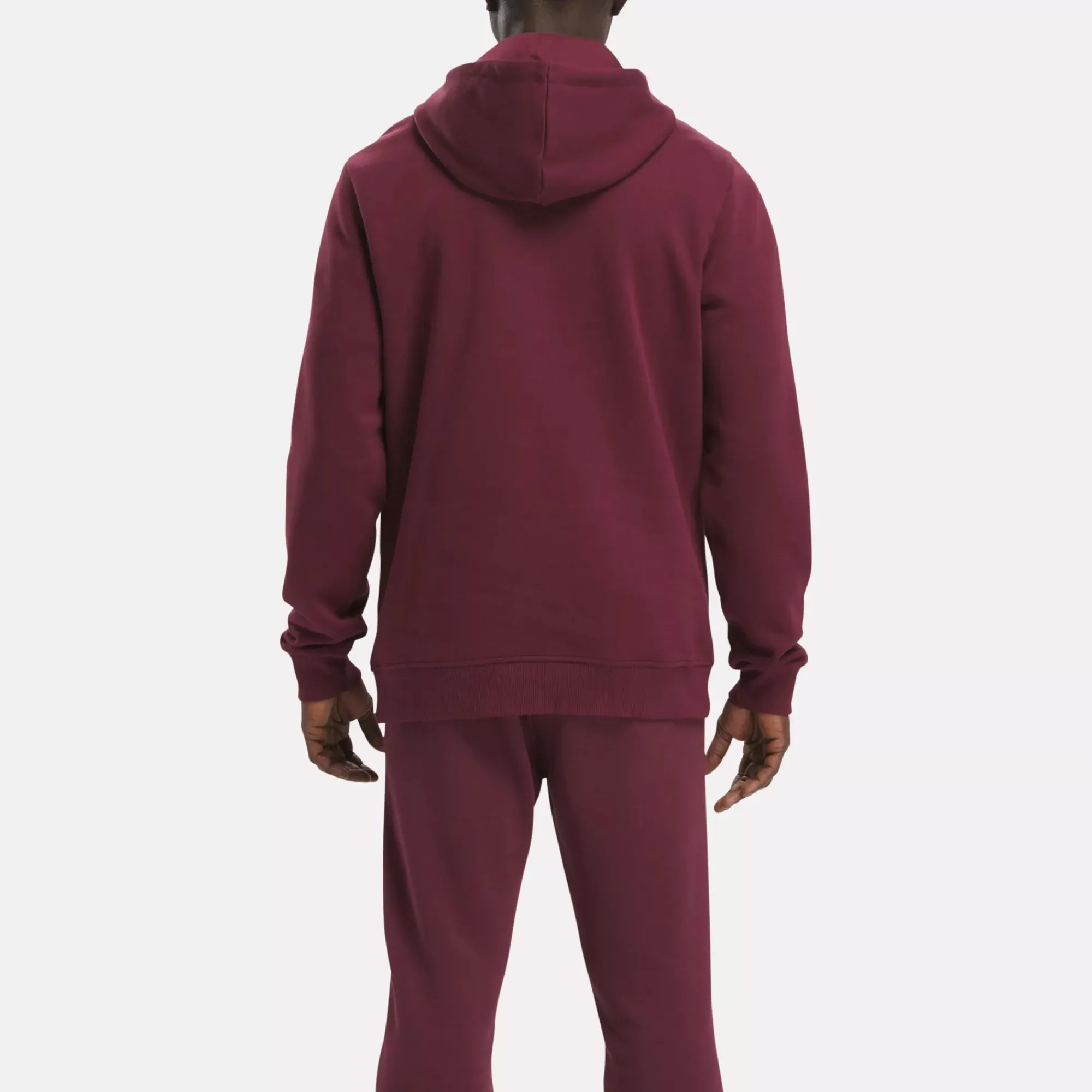 Hoodies & Sweatshirts|Reebok Hoodies & Sweatshirts Identity Fleece Stacked Logo Pullover Hoodie