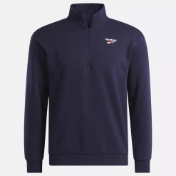Hoodies & Sweatshirts|Reebok Hoodies & Sweatshirts Identity Left Chest Quarter-Zip Sweatshirt