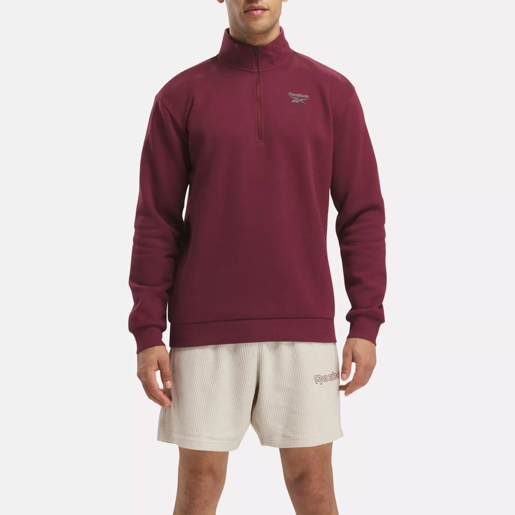 Hoodies & Sweatshirts|Reebok Hoodies & Sweatshirts Identity Left Chest Quarter-Zip Sweatshirt