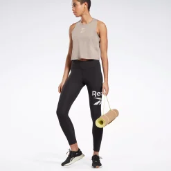 Leggings & Tights|Reebok Leggings & Tights Identity Logo Leggings