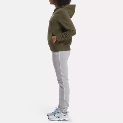 Loungewear|Reebok Loungewear Identity Small Logo Fleece Full-Zip Sweatshirt