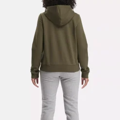 Loungewear|Reebok Loungewear Identity Small Logo Fleece Full-Zip Sweatshirt