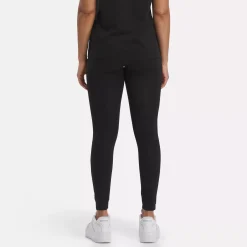 Leggings & Tights|Reebok Leggings & Tights Identity Small Logo Cotton Leggings