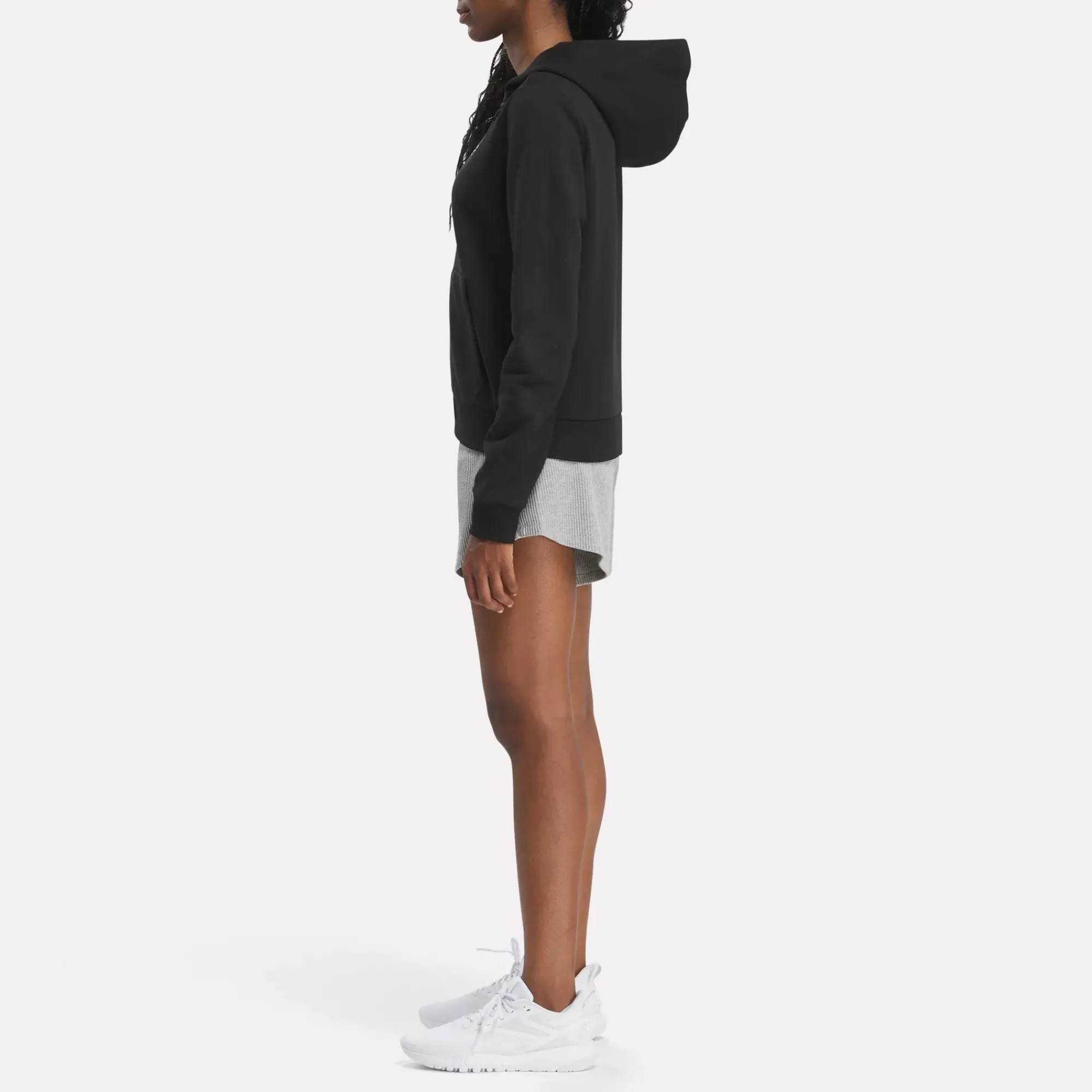 Loungewear|Reebok Loungewear Identity Small Logo Fleece Full-Zip Sweatshirt