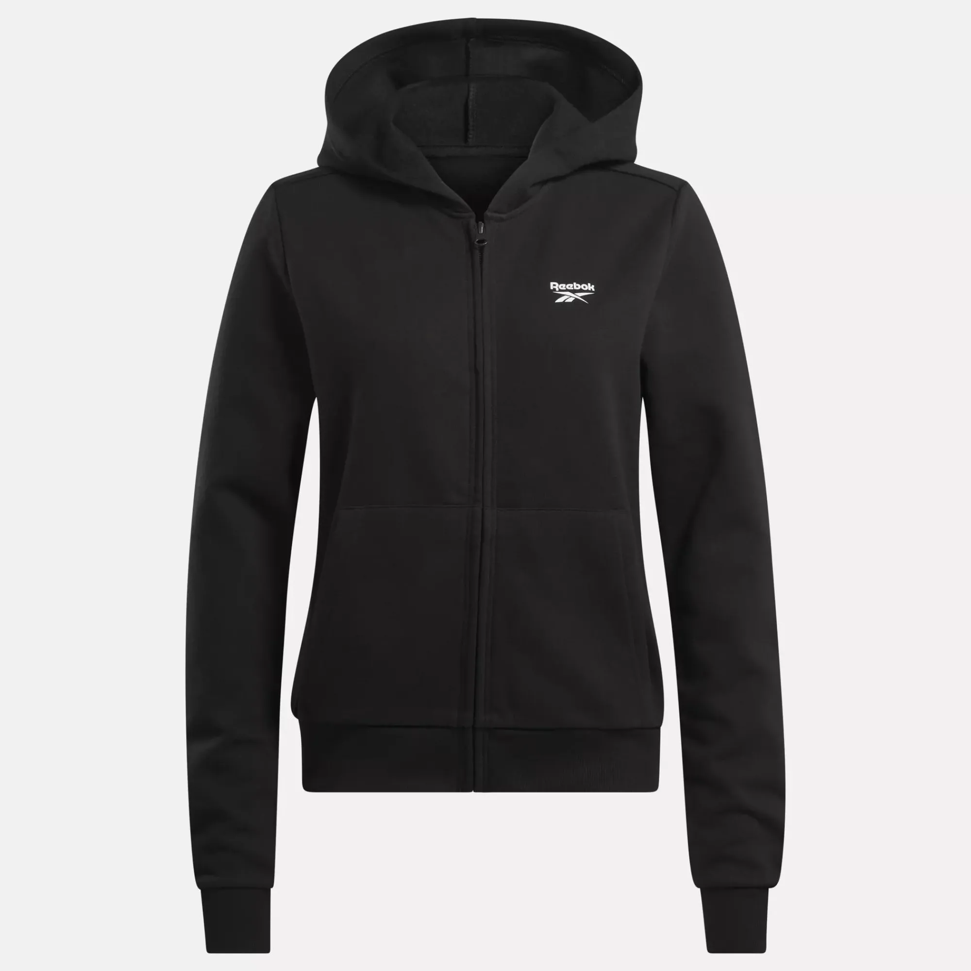 Loungewear|Reebok Loungewear Identity Small Logo Fleece Full-Zip Sweatshirt