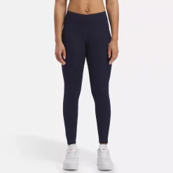 Leggings & Tights|Reebok Leggings & Tights Identity Small Logo Cotton Leggings