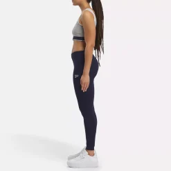 Leggings & Tights|Reebok Leggings & Tights Identity Small Logo Cotton Leggings