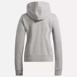 Loungewear|Reebok Loungewear Identity Small Logo Fleece Full-Zip Sweatshirt