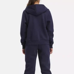 Loungewear|Reebok Loungewear Identity Small Logo Fleece Full-Zip Sweatshirt