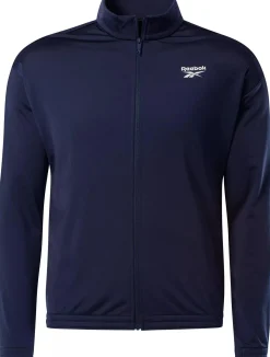 Jackets|Reebok Jackets Identity Vector Knit Track Jacket