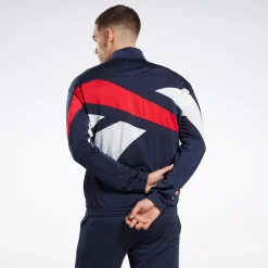 Jackets|Reebok Jackets Identity Vector Knit Track Jacket