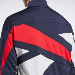 Jackets|Reebok Jackets Identity Vector Knit Track Jacket