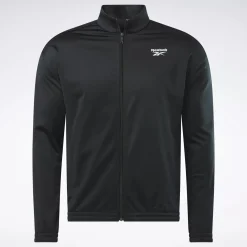 Jackets|Reebok Jackets Identity Vector Knit Track Jacket